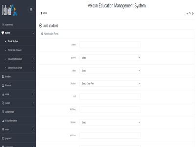 Veloxn Education Management System